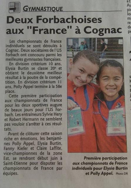 CHPTS DE FRANCE 2015 INDIV A COGNAC